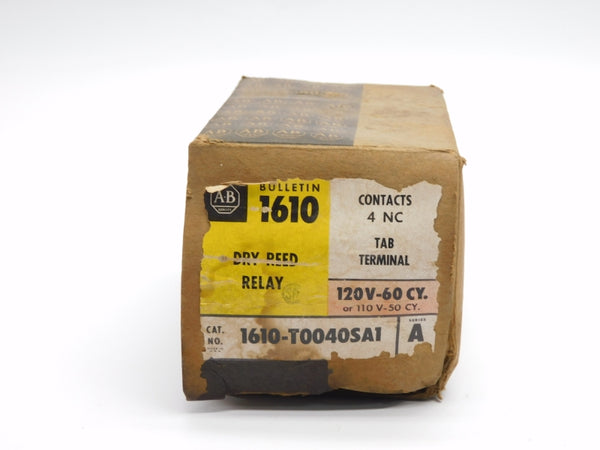 ALLEN BRADLEY 1610-T0040SA1 SER. A 120VAC 1.0A (BR/YL) NSMP