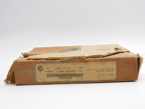 ALLEN BRADLEY 1492-CABLE25D SER. A 2.5M (BR/YL) NSMP
