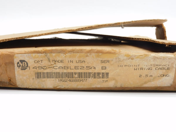 ALLEN BRADLEY 1492-CABLE25A SER. B 2.5M (BR/YL) NSMP