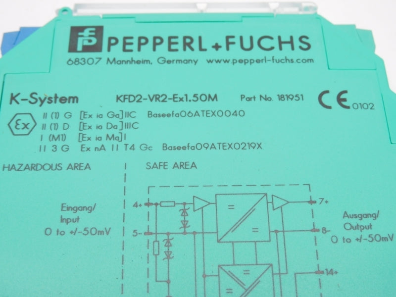 PEPPERL+FUCHS KFD2-VR2-EX1.50M 181951 19-30VDC NSMP