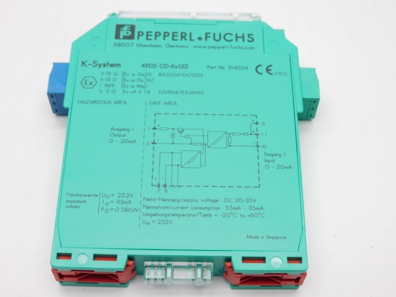 PEPPERL+FUCHS KFD2-CD-EX1.32 104204 20-35VDC NSMP
