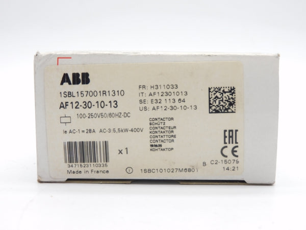 ABB 1SBL157001R1310 AF12-30-10-13 100-250V 28A NSMP