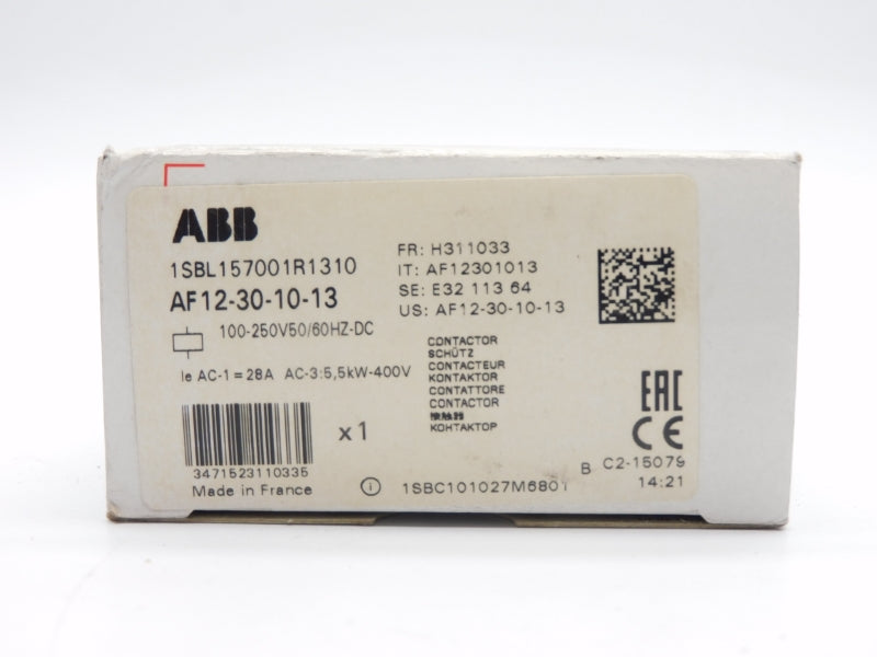 ABB 1SBL157001R1310 AF12-30-10-13 100-250V 28A NSMP