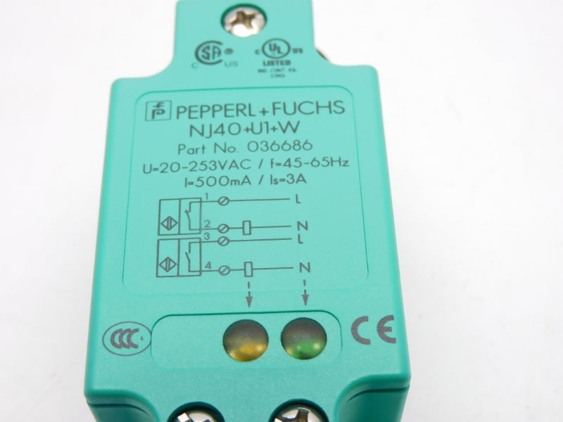 PEPPERL+FUCHS NJ40+U1+W 20-253VAC 3A NSMP