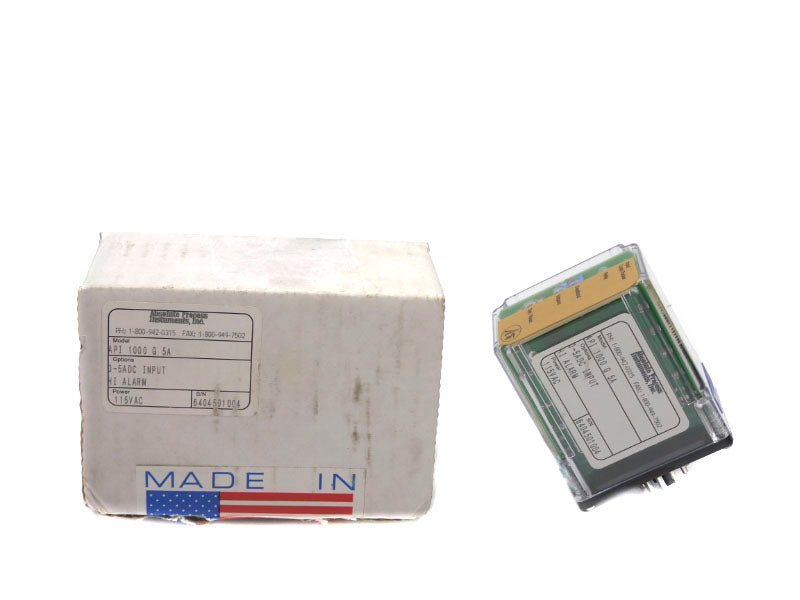 ABSOLUTE PROCESS INSTRUMENTS API1000G5A 115VAC 0-5ADC NSMP
