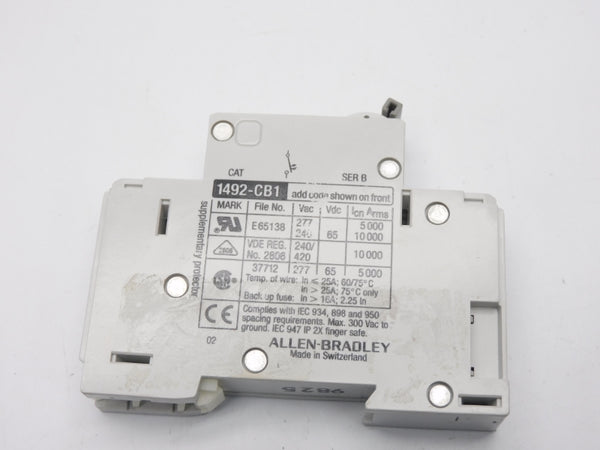 ALLEN BRADLEY 1492-CB1-G050 SER. B 277V 5A NSNP
