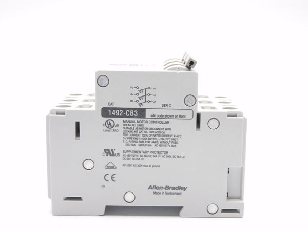 ALLEN BRADLEY 1492-CB3H070 SER. C 277VAC 7A (WH) NSMP