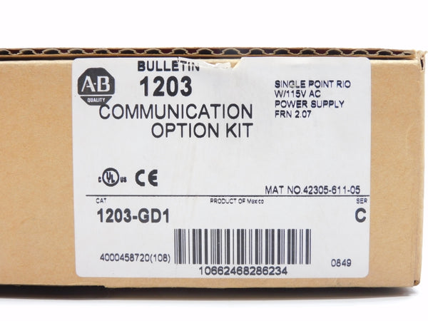 ALLEN BRADLEY 1203-GD1 SER. C 115VAC F/W 2.07 NSFS