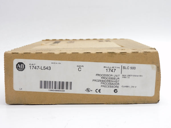 ALLEN BRADLEY 1747-L543 SER. C 24VDC 1A F/W 10 NSMP