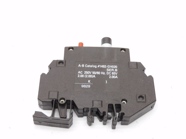 ALLEN BRADLEY 1492-GH020 SER. B 250VAC 2.0A (GY/BL) NSMP