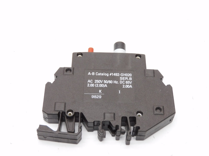 ALLEN BRADLEY 1492-GH020 SER. B 250VAC 2.0A (GY/BL) NSMP