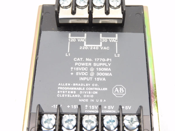 ALLEN BRADLEY 1770-P1 220/240VAC NSMP