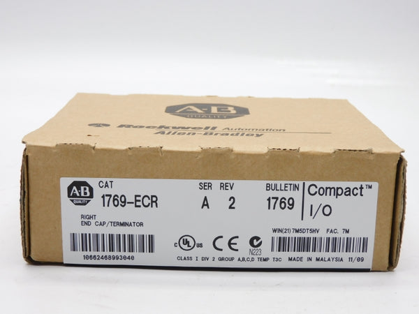 ALLEN BRADLEY 1769-ECR SER. A DATE: 2009 NSFS