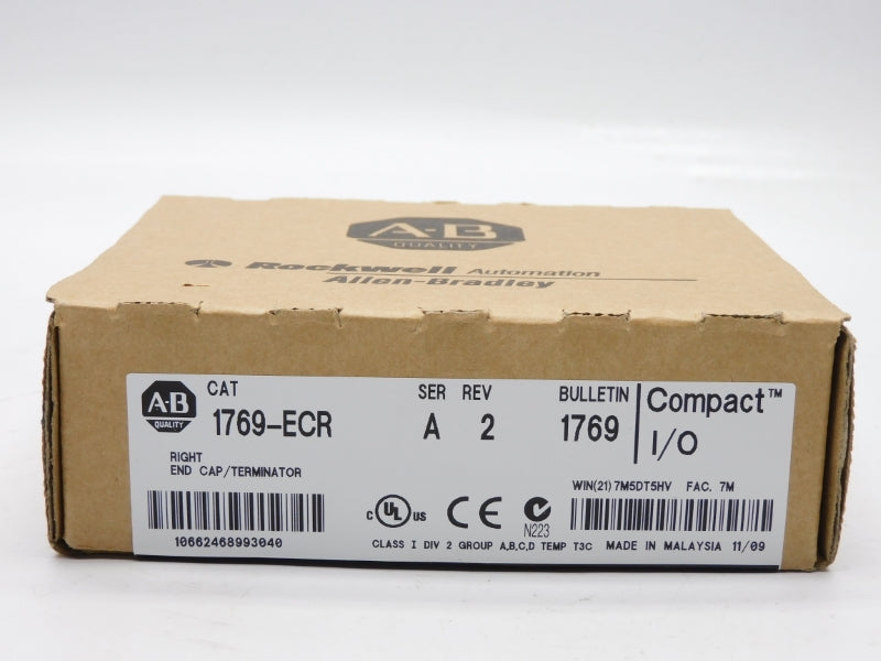 ALLEN BRADLEY 1769-ECR SER. A DATE: 2009 NSFS