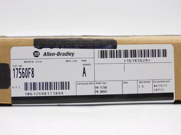 ALLEN BRADLEY 1756-OF8 SER. A F/W 1.5 DATE: 2011 NSFS