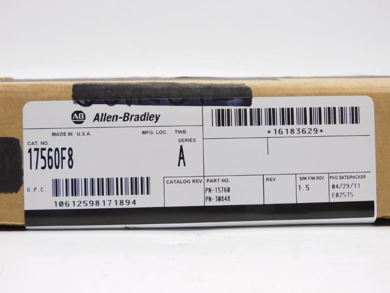 ALLEN BRADLEY 1756-OF8 SER. A F/W 1.5 DATE: 2011 NSFS