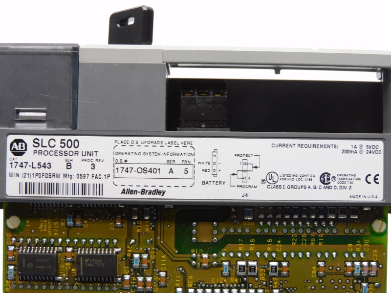 ALLEN BRADLEY 1747-L543 SER. B 24VDC 1A F/W 5 NSNP