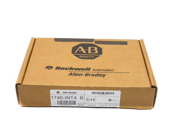 ALLEN BRADLEY 1746-INT4 SER. B F/W 1.10 DATE: 2001 NSFS