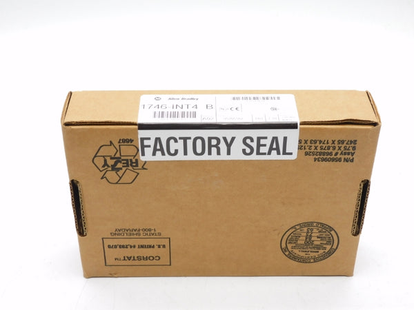 ALLEN BRADLEY 1746-INT4 SER. B F/W 1.10 DATE: 2001 NSFS