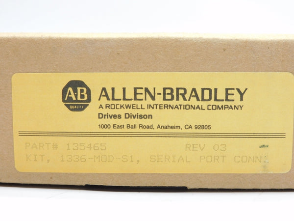 ALLEN BRADLEY 1336-MOD-S1 135465 REV. 03 NSMP