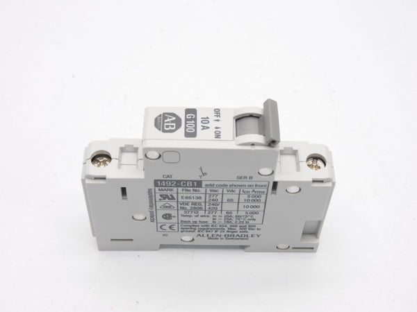 ALLEN BRADLEY 1492-CB1G100 SER. B 277V 10A (GY/BL) NSMP