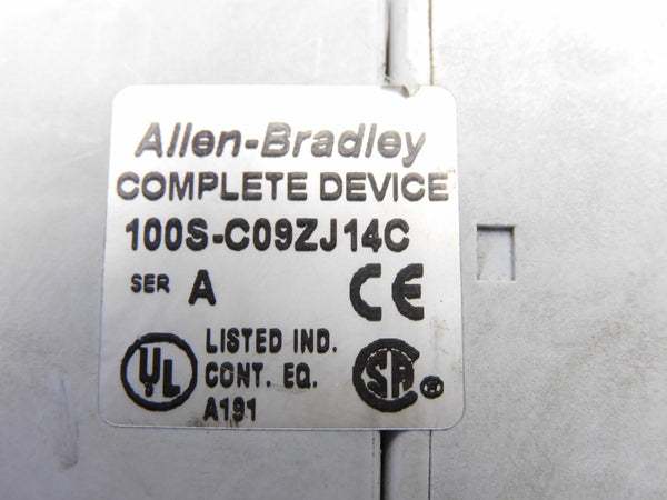 ALLEN BRADLEY 100S-C09ZJ14C SER. A 24VDC 32A (AS PICTURED) UNMP
