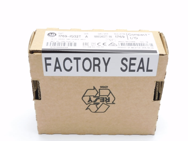 ALLEN BRADLEY 1769-IQ32T SER. A 24VDC F/W 3.1 DATE: 2016 NSFS