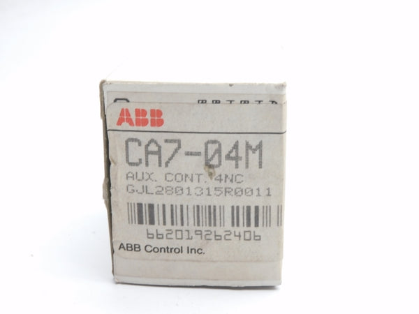 ABB GJL2801315R0011 CA7-04M 660V 10A NSMP