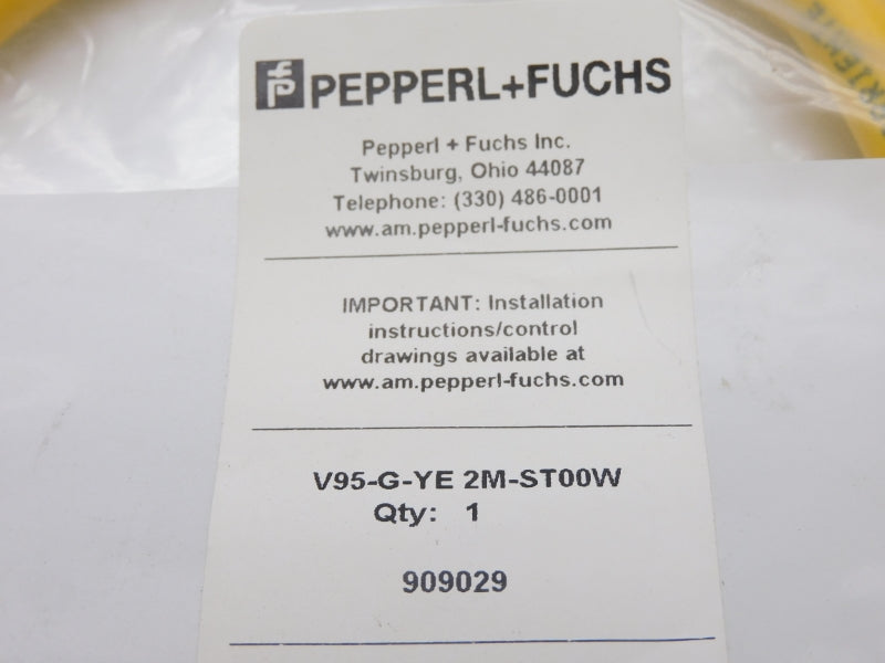 PEPPERL+FUCHS V95-G-YE2M-STOOW 909029 NSMP