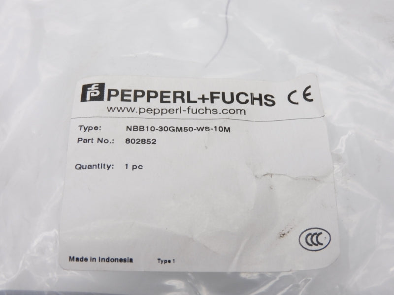 PEPPERL+FUCHS NBB10-30GM50-WS-10M 802852 20-250VAC 1,6A NSMP