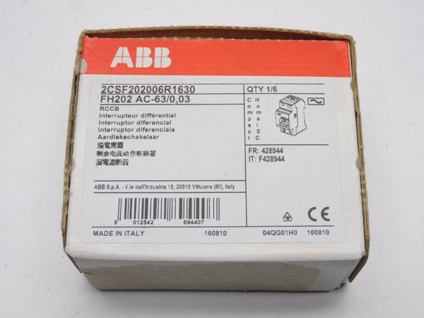 ABB 2CSF202006R1630 FH202AC-63/0,03 NSFS