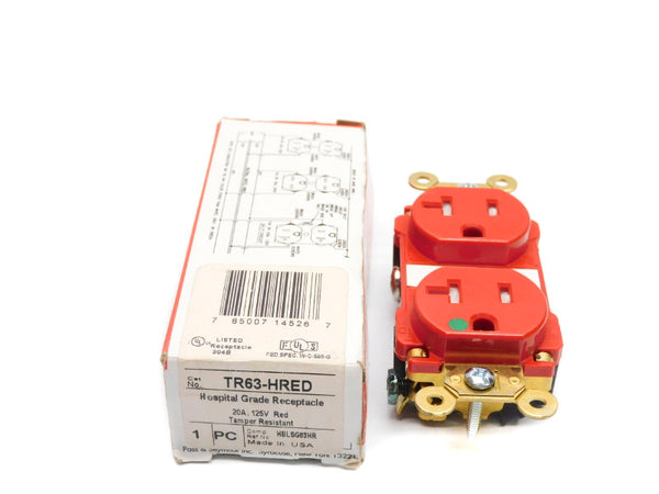 PASS&SEYMOUR LEGRAND TR63-HRED 125V 20A NSMP
