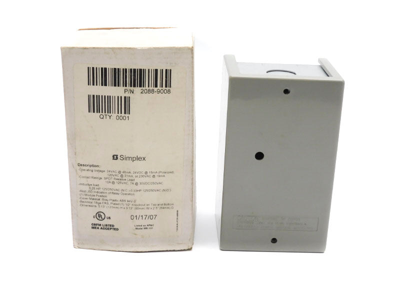 AIR PRODUCTS AND CONTROLS MR-101/C 2088-9008 230V 10A  NSMP