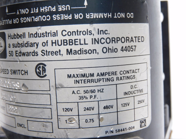 HUBBELL 121CC13S 480V UNMP