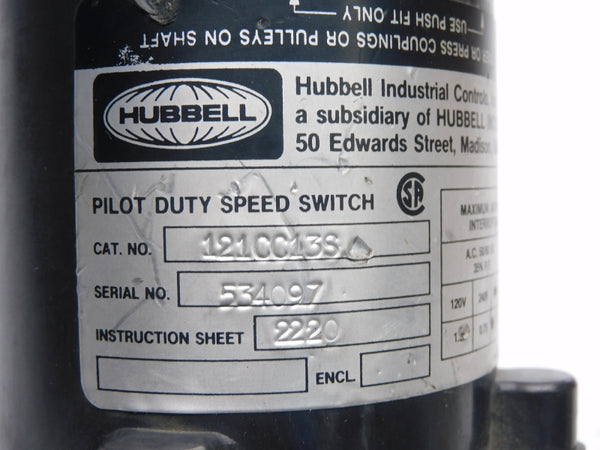HUBBELL 121CC13S 480V UNMP