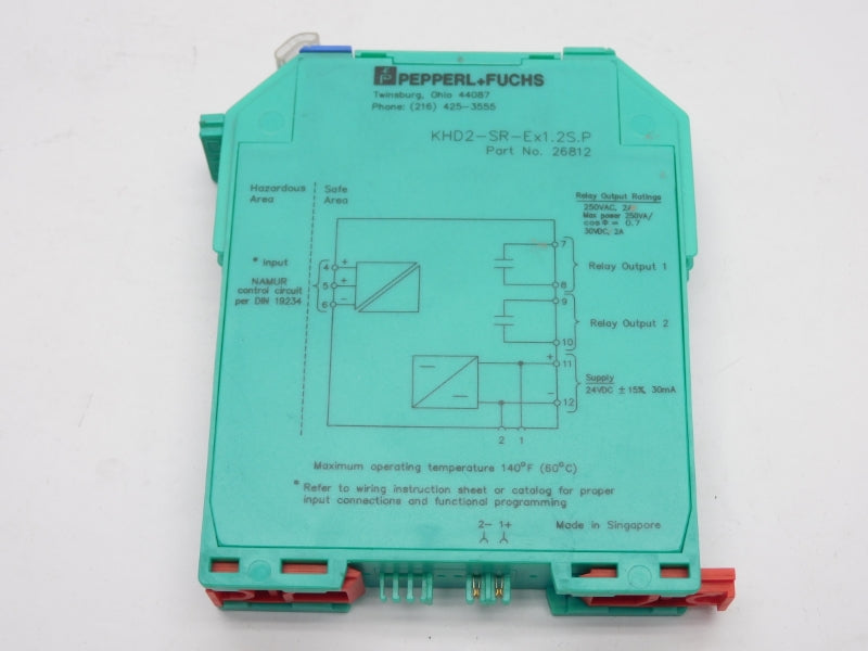 PEPPERL+FUCHS KHD2-SR-EX1.2S.P 26812 250VAC 2A NSNP