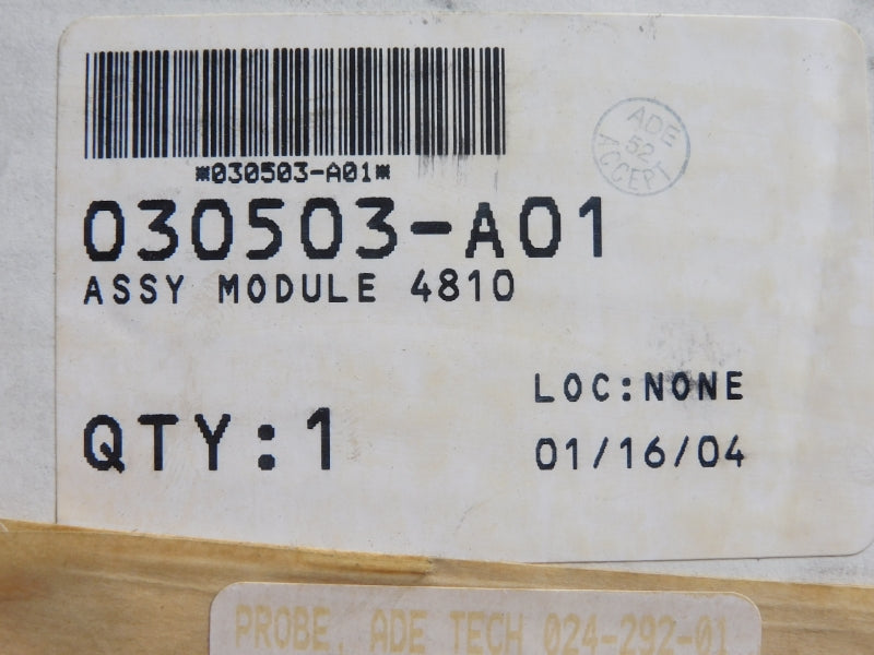 ADE TECHNOLOGIES 030503-A01 4810 NSMP