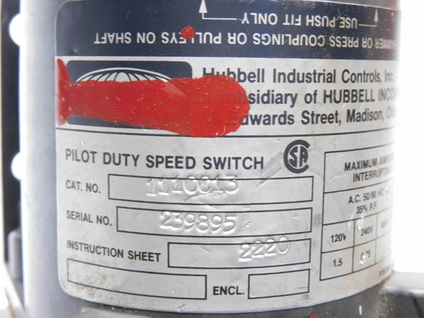 HUBBELL 2220-111CC13 480V UNMP