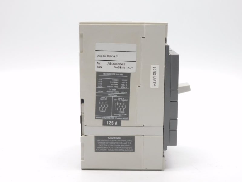 ABB S3NQ125TW 600V 125A NSMP