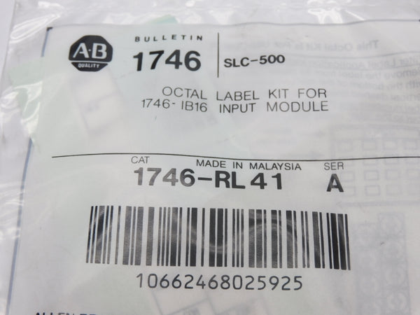 ALLEN BRADLEY 1746-RL41 SER. A NSMP