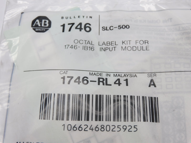 ALLEN BRADLEY 1746-RL41 SER. A NSMP