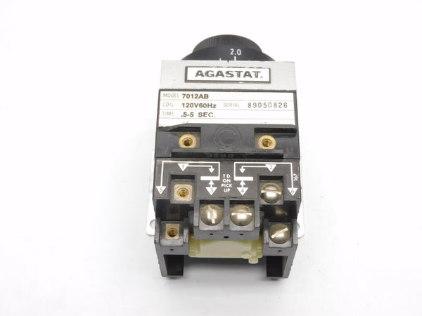 AGASTAT 7012AB 120V .5-5S (AS PICTURED) UNMP