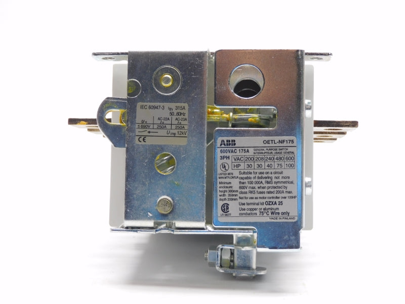 ABB 1SCA022281R9410 OETL-NF175PABB 600VAC 175A NSMP