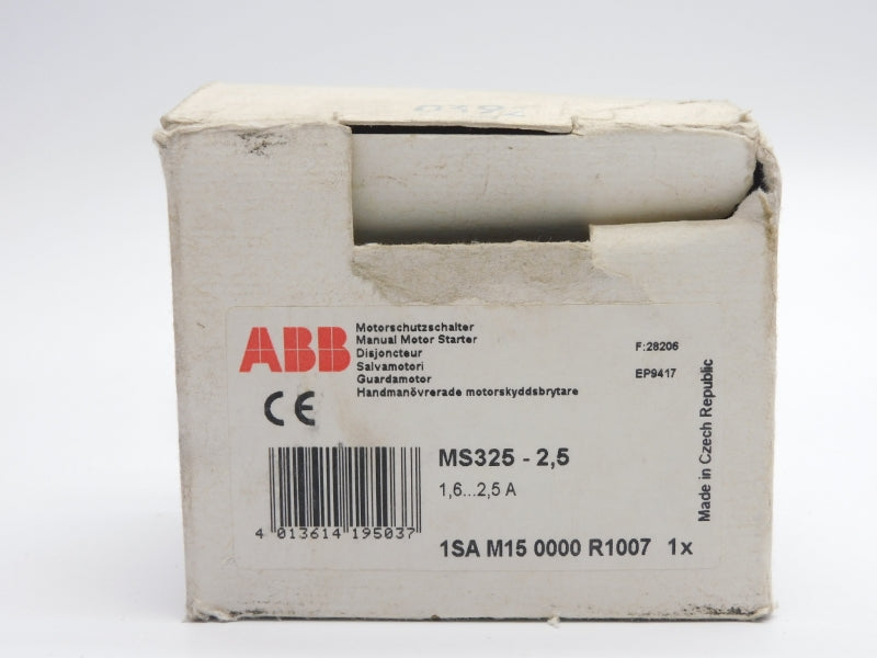 ABB 1SAM150000R1007 MS325-2,5 690V 1,6-2,5A NSMP