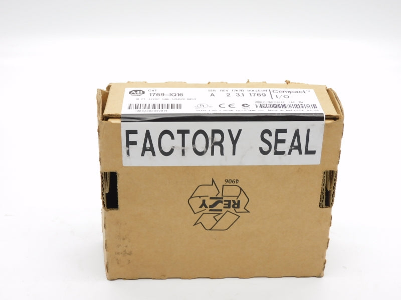 ALLEN BRADLEY 1769-IQ16 SER. A F/W 3.1 24VDC DATE: 2005 NSFS