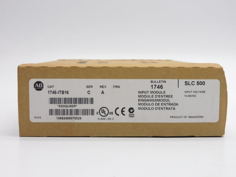 ALLEN BRADLEY 1746-ITB16 SER. C (AS PICTURED) 10-30VDC NSMP