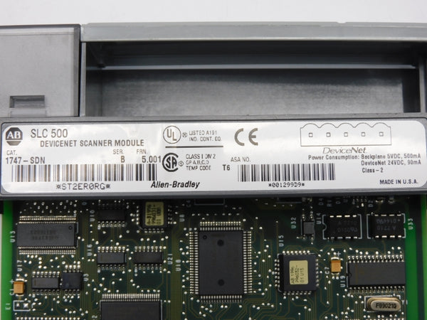 ALLEN BRADLEY 1747-SDN SER. B F/W 5.001 24VDC (NO CONNECTOR) NSNP