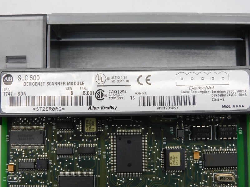 ALLEN BRADLEY 1747-SDN SER. B F/W 5.001 24VDC (NO CONNECTOR) NSNP