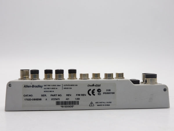 ALLEN BRADLEY 1732D-OB8EM8 SER. A F/W 1.009 30VDC 4A NSMP