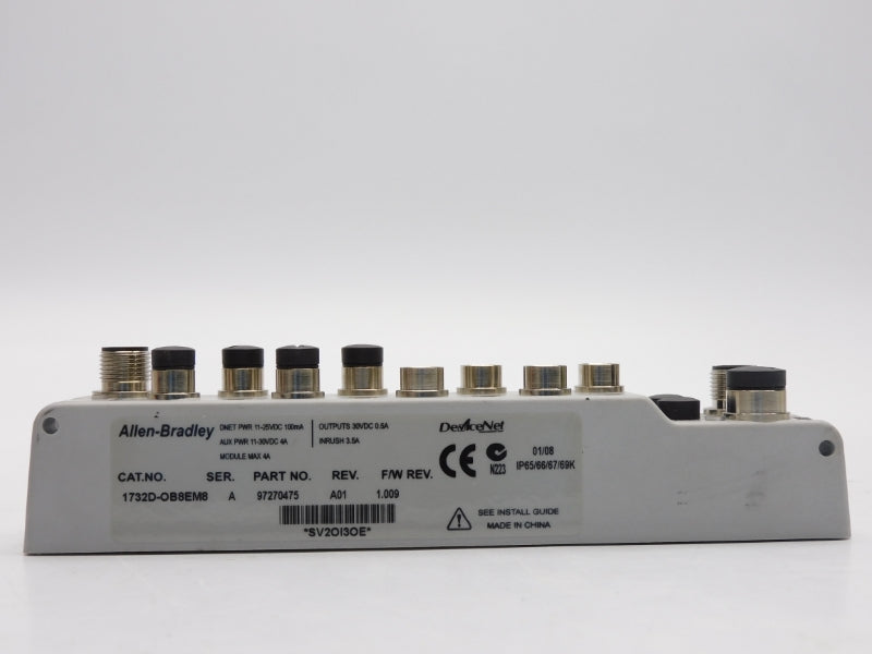 ALLEN BRADLEY 1732D-OB8EM8 SER. A F/W 1.009 30VDC 4A NSMP